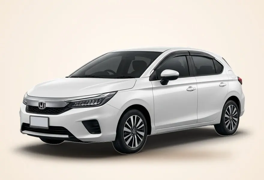 Honda City Turbo Hatchback, three-quarter front view