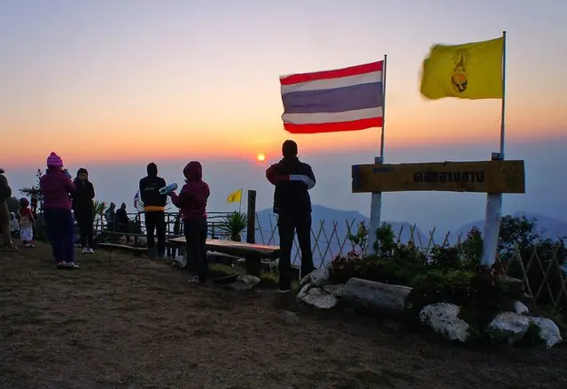 Doi Ang Khang in the cold season