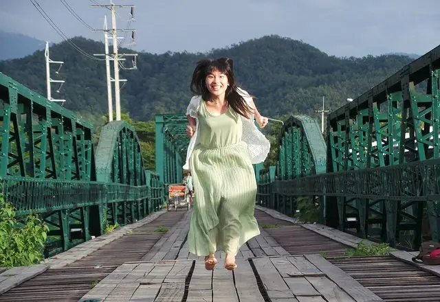 Tha Pai Memorial Bridge & hot springs, northern Thailand